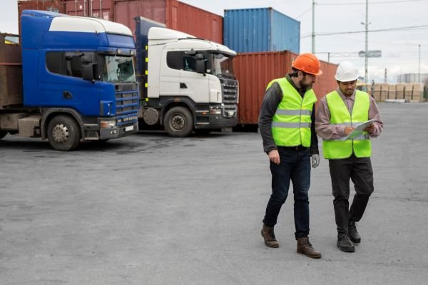 Freight transport services for commercial and industrial cargo